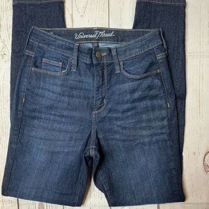 Universal Thread Womens Blue Skinny Jeans Sz 2/26